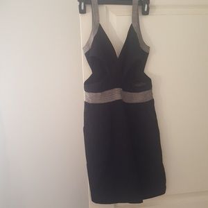 Dress with cutouts
